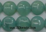 CAM917 15.5 inches 16mm flat round amazonite gemstone beads wholesale