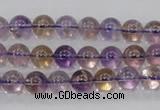 CAN02 15.5 inches 8mm round natural ametrine gemstone beads