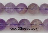 CAN153 15.5 inches 10mm faceted round natural ametrine beads