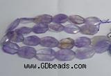 CAN175 20*30mm - 25*35mm twisted & faceted freeform ametrine beads