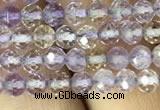 CAN210 15.5 inches 4mm round faceted ametrine beads wholesale