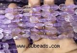 CAN235 15.5 inches 8*12mm faceted oval ametrine beads wholesale