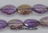 CAN32 15.5 inches 10*14mm faceted oval natural ametrine beads