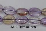 CAN48 15.5 inches 10*14mm oval natural ametrine gemstone beads