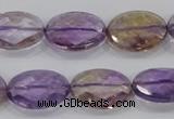 CAN57 15.5 inches 15*20mm faceted oval natural ametrine beads