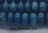 CAP371 15.5 inches 6*10mm rondelle apatite gemstone beads