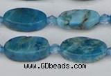 CAP551 15.5 inches 8*16mm oval apatite gemstone beads