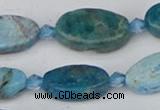 CAP552 15.5 inches 10*18mm oval apatite gemstone beads