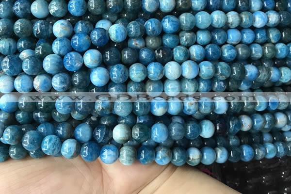 CAP578 15.5 inches 8mm round apatite beads wholesale