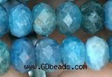 CAP618 15.5 inches 5*7mm - 5*8mmm faceted rondelle apatite beads