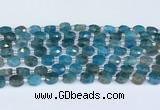 CAP700 15.5 inches 6*8mm faceted oval apatite beads