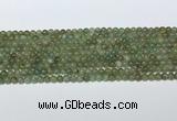 CAP708 15.5 inches 4mm round green apatite gemstone beads wholesale