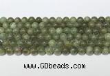 CAP709 15.5 inches 8mm round green apatite gemstone beads wholesale