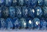 CAP748 15 inches 5*8mm faceted rondelle apatite beads