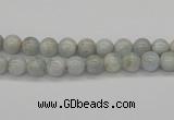 CAQ100 15.5 inches 4mm round AB grade natural aquamarine beads