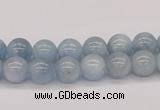 CAQ115 15.5 inches 6mm round AA grade natural aquamarine beads