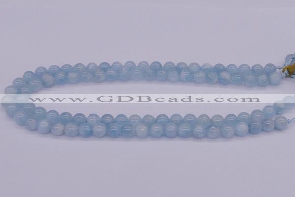 CAQ121 15.5 inches 4mm round AAA grade natural aquamarine beads