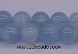 CAQ125 15.5 inches 12mm round AAA grade natural aquamarine beads