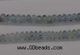 CAQ135 15.5 inches 4*6mm rondelle natural aquamarine beads