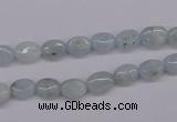 CAQ141 15.5 inches 6*8mm oval natural aquamarine beads wholesale