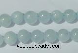 CAQ202 15.5 inches 10mm round natural aquamarine beads wholesale