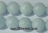 CAQ206 15.5 inches 16mm round natural aquamarine beads wholesale