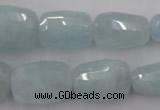 CAQ415 8*12mm – 18*28mm faceted nuggets natural aquamarine beads