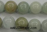 CAQ455 15.5 inches 12mm round aquamarine beads wholesale