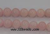 CAQ482 15.5 inches 8mm round natural pink aquamarine beads