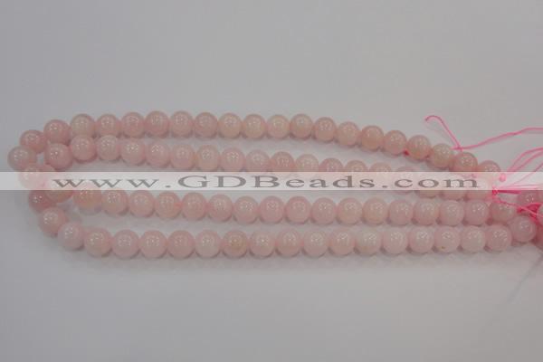 CAQ482 15.5 inches 8mm round natural pink aquamarine beads