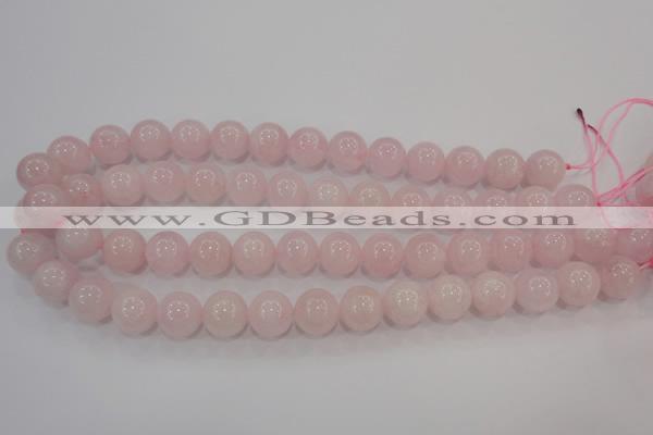 CAQ485 15.5 inches 14mm round natural pink aquamarine beads