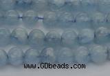 CAQ518 15.5 inches 6mm round AA grade natural aquamarine beads