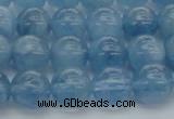 CAQ545 15.5 inches 8mm round AAAA grade natural aquamarine beads