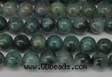 CAQ600 15.5 inches 4mm round aquamarine gemstone beads