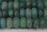 CAQ610 15.5 inches 4*6mm rondelle aquamarine gemstone beads