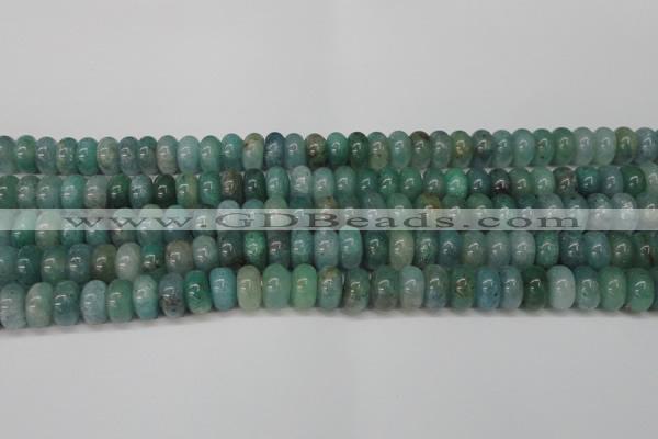 CAQ611 15.5 inches 5*8mm rondelle aquamarine gemstone beads