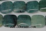 CAQ637 15.5 inches 12*12mm square aquamarine gemstone beads