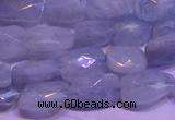 CAQ651 15.5 inches 8*12mm - 10*14mm faceted freeform aquamarine beads