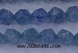 CAQ773 15.5 inches 10mm faceted nuggets imitation aquamarine beads