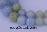 CAQ789 15.5 inches 5mm - 15mm round natural aquamarine beads