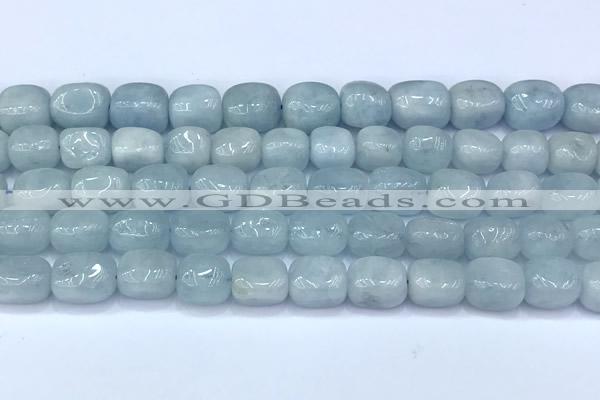 CAQ942 15 inches 9*10mm – 10*12mm nuggets aquamarine beads