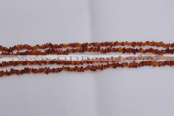 CAR201 24 inches 3*6mm natural amber chips beads wholesale