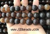 CAR224 15.5 inches 16mm round natural amber beads wholesale