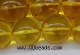 CAR567 15.5 inches 15mm - 16mm round natural amber beads wholesale