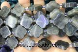 CARV07 15 inches 17mm – 18mm carved flower labradorite beads