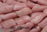 CAS23 15.5 inches 10*12mm marquise pink angel skin gemstone beads