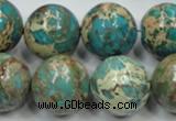 CAT04 15.5 inches 20mm round natural aqua terra jasper beads