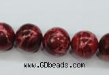 CAT166 15.5 inches 18mm round dyed natural aqua terra jasper beads