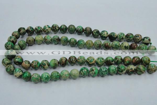 CAT222 15.5 inches 16mm round dyed natural aqua terra jasper beads