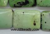 CAU206 15.5 inches 22*30mm rectangle Australia chrysoprase beads